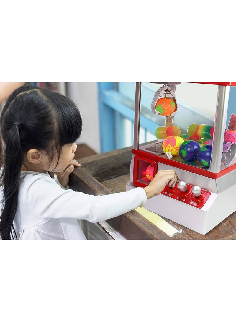 Mini Claw Machine Arcade Game for Kids | Candy Grabber Prize Vending Toy with Lights & Music | USB & Battery Powered | Birthday & Party Gift for Boys & Kids - Image 4